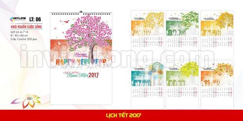 In lịch Tết nhanh lấy ngay sau 3 đến 5 ngày