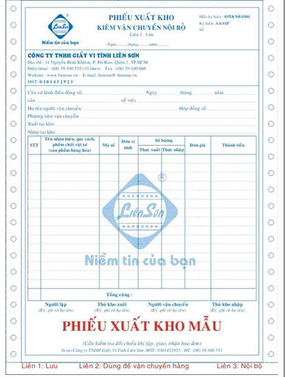 In hóa đơn giá rẻ tại Lạng Sơn - Điện Biên