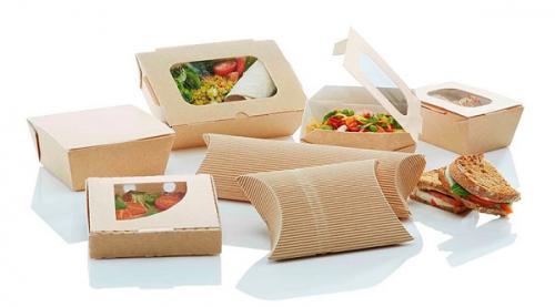 Hộp giấy take away giấy đựng thực phẩm giá rẻ - In Việt Long