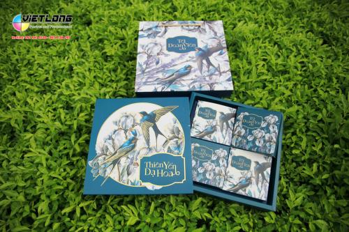Vỏ Hộp Bánh Trung Thu 2025 – Thiên Yến Dạ Hoa Sang Trọng & Ý Nghĩa