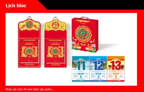 In lịch Tết số lượng lớn giá tốt