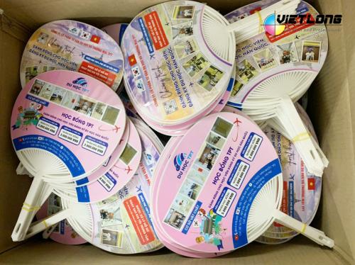 Xưởng in quạt nhựa quảng cáo theo yêu cầu Hà Nội