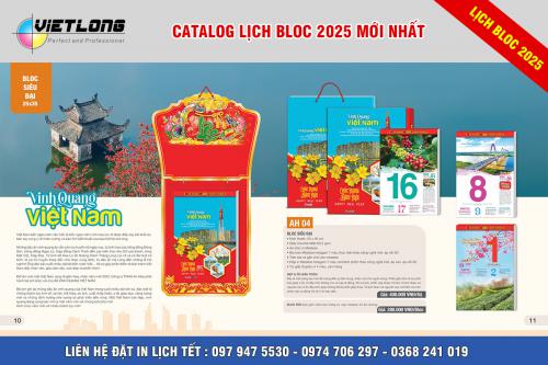 58 Mẫu Lịch Bloc 2025 Siêu Đại 25x35cm đẹp nhất
