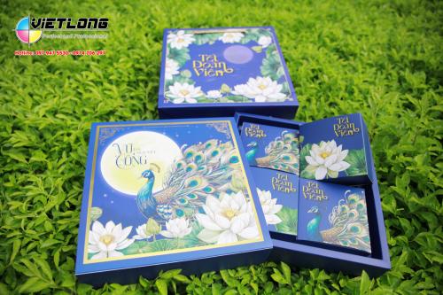 Vỏ Hộp Bánh Trung Thu 2025 – Vũ Công Dạ Nguyệt Sang Trọng, Đặc Sắc