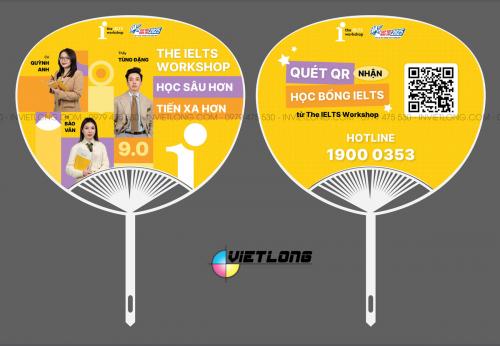In quạt nhựa quảng cáo tiếp sức mùa thi