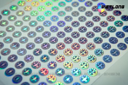 Tem Hologram là gì? Ứng dụng tem hologram 7 màu làm chống giả