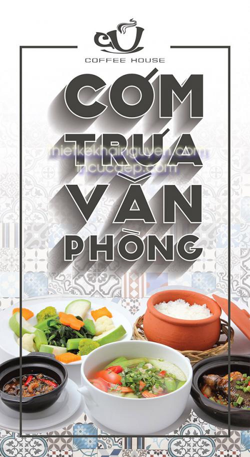 50 Mẫu tờ rơi cơm văn phòng đẹp