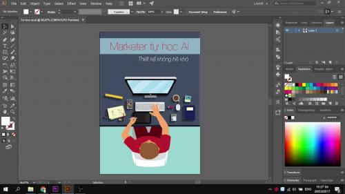 So sánh việc thiết kế catalogue bằng illustrator với photoshop