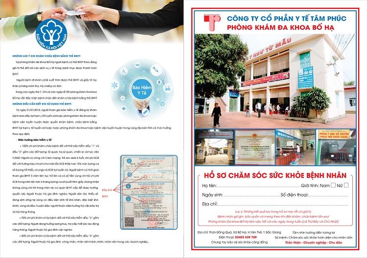 Mẫu kẹp file cho phòng khám