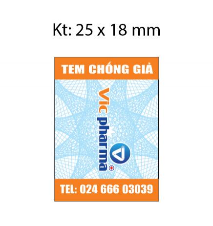Mẫu Tem chống giả