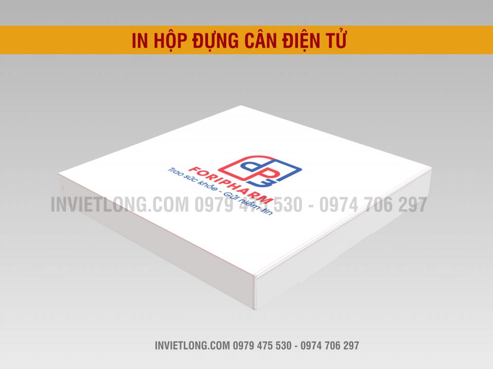 In hộp carton đựng cân điện tử