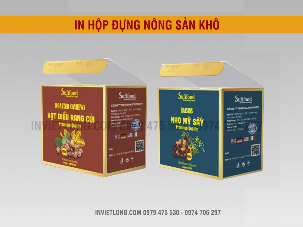 In hộp đựng nông sản OCOP đẹp, giá rẻ Hà Nội