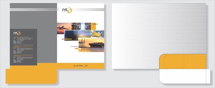 Mẫu kẹp file công ty XNk