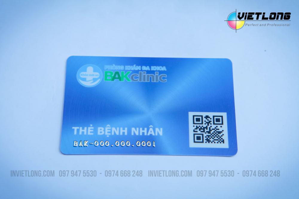 Mẫu thẻ nhựa in mã Qrcode