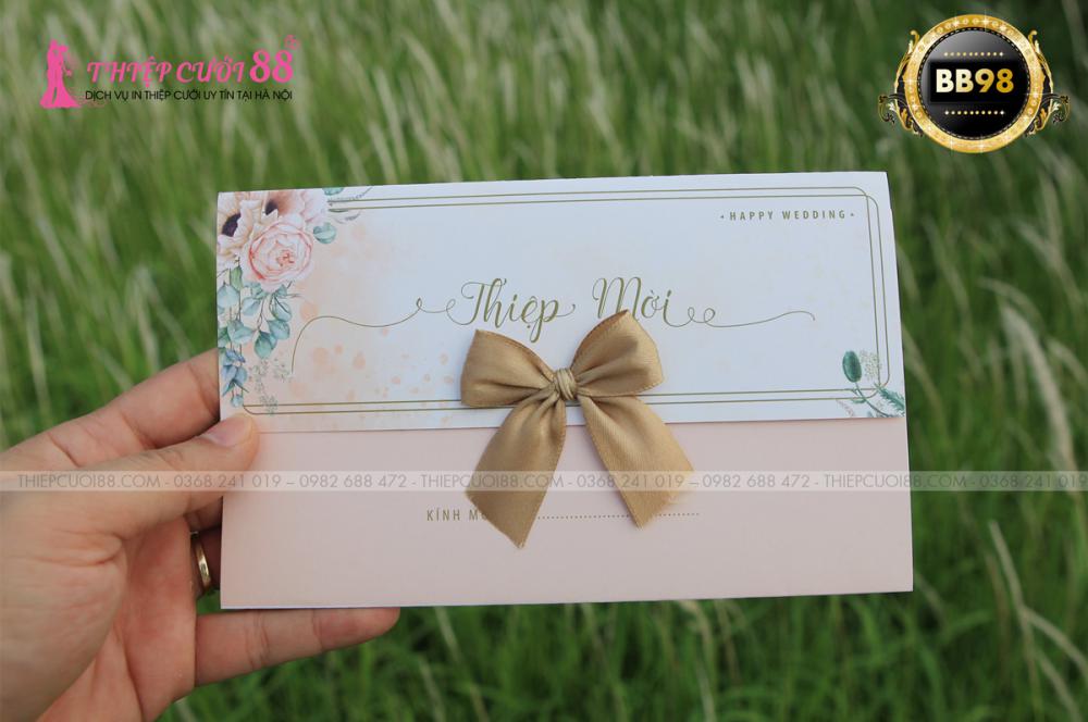 Mẫu thiệp cưới BB98