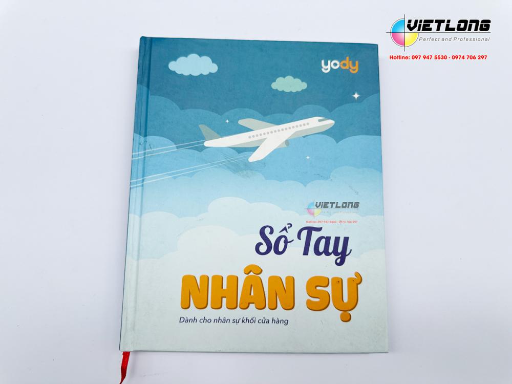In sổ tay nhân sự bìa cứng