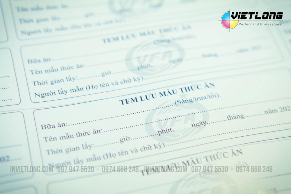 In tem phụ giá rẻ