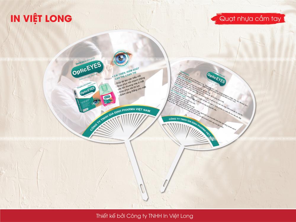 Địa chỉ in quạt nhựa quảng cáo thuốc