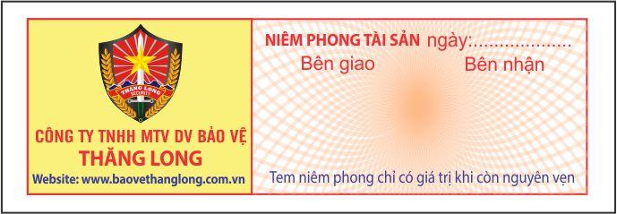 Mẫu tem niêm phong sản phẩm Mẫu Tem Niêm Phong Sản Phẩm