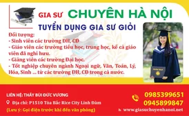 MẪU TỜ RƠI GIA SƯ