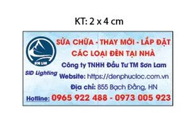 Mẫu tem decal điện tử điện lạnh