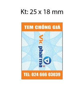 Mẫu Tem chống giả