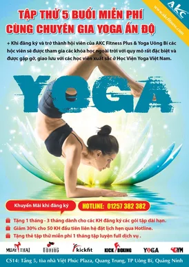 MẪU TỜ RƠI YOGA ĐẸP