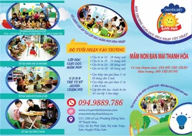 MẪU TỜ RƠI MẦM NON