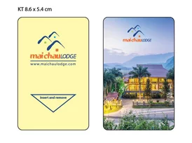 Mẫu thẻ nhựa Mai Chau Lodge