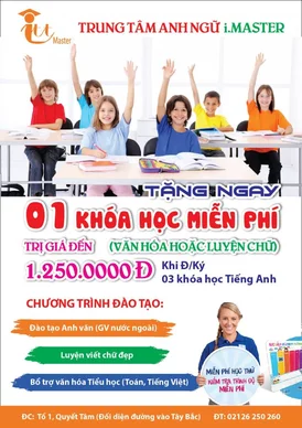 MẪU TỜ RƠI TRUNG TÂM TIẾNG ANH