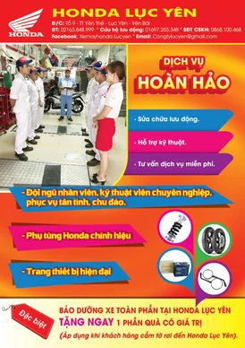 MẪU TỜ RƠI QC XE MÁY HONDA