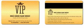 MẪU THẺ VIP NHÀ HÀNG NAM NGỌC