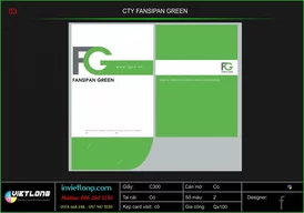 Mẫu kẹp file CTY Fansipan Green