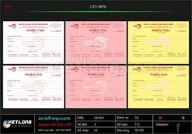 Mẫu phiếu thu chi CTY NPS
