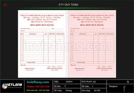 Mẫu hóa đơn bán hàng CTY Duy Toàn