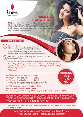 Mẫu tờ rơi Ines Spa