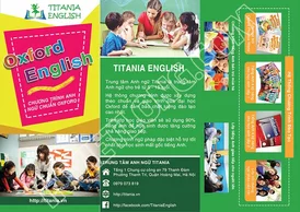 Mẫu tờ rơi lớp học tiếng anh