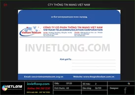 Mẫu phong bì công ty thông tin mạng VN