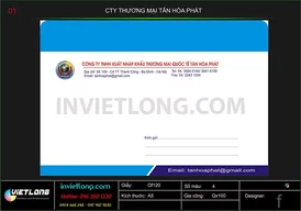 Mẫu phong bì công ty Tân Hòa Phát
