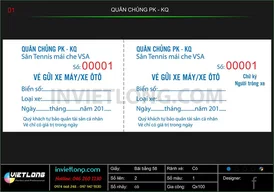 Mẫu vé xe Quẩn chủng phòng không không quân