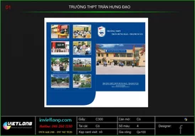 Mẫu kẹp file  THPT Trần Hưng Đạo