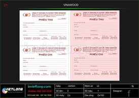 Mẫu phiếu thu chi CTY Vinawood
