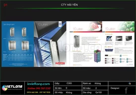 Mẫu tờ rơi công ty Hà Yến