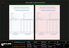 Biên bản bàn giao CTY Nhật Anh