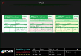 Mẫu Bill chuyển phát CTY SPEED