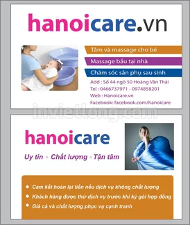 Mẫu Card Visit HanoiCare