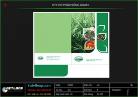 Mẫu kẹp file CTY Sông Gianh