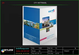 Mẫu kẹp file CTY Viettravel