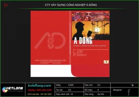 Mẫu kẹp file CTY Á Đông