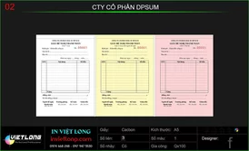 Giấy đề nghị thanh toán CTY CP DP SUM